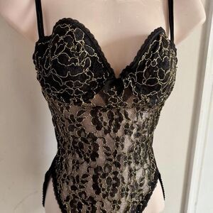 Victoria-s-secret Women's Black Bodysuit